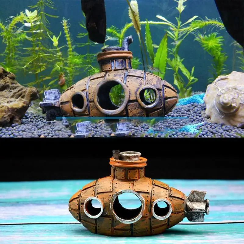 Marine Aquarium Gravel - Resin Submarine Aquarium Decoration Fish Shrimp