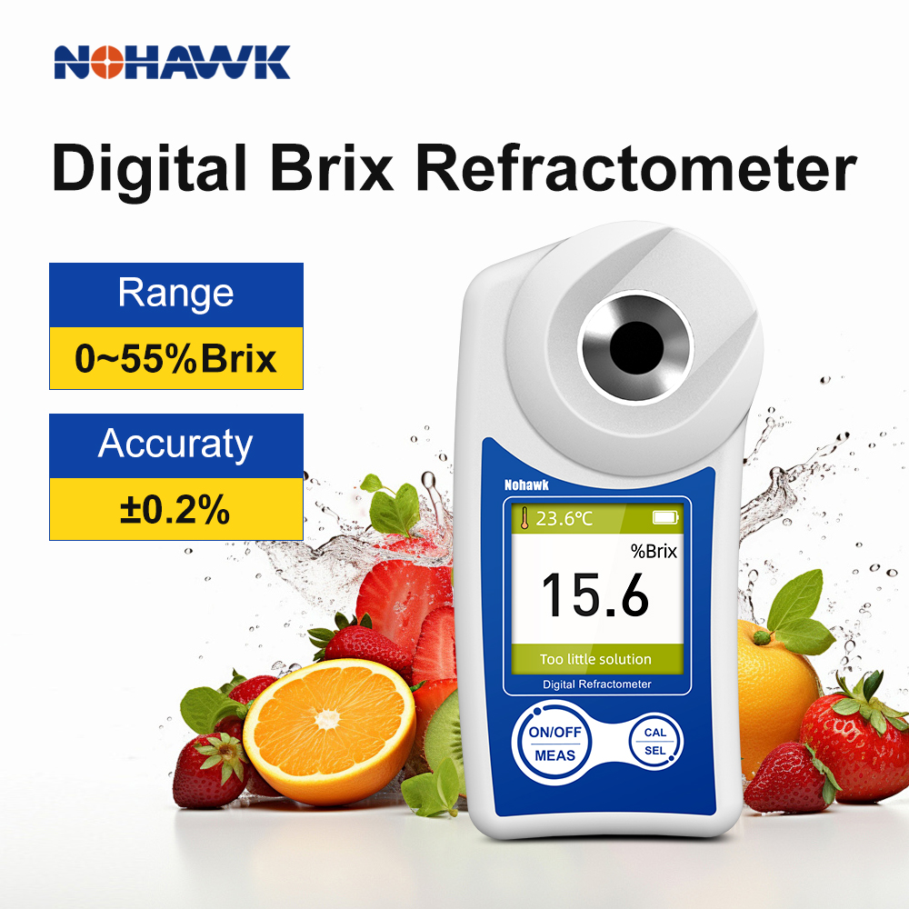 Marine Aquarium Refractometer - Nohawk New Digital Brix Refractometer with