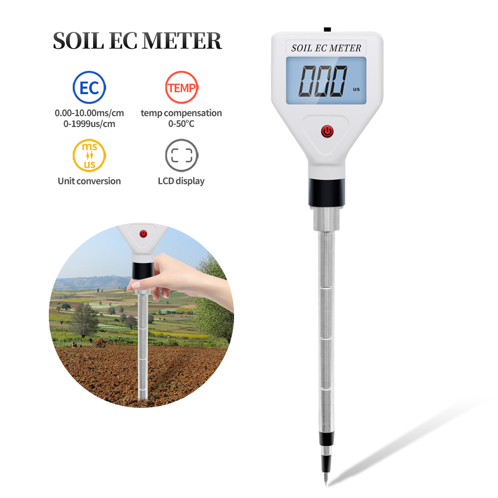Marine Aquarium Water Analyzer - EC Tester Digital Soil Meter Acidity