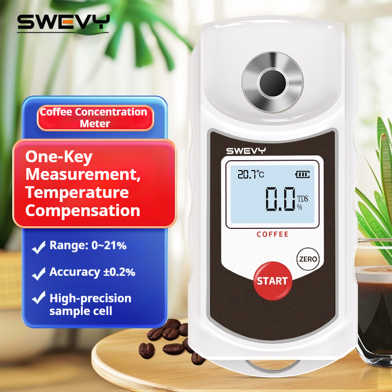 Marine Aquarium Refractometer - SWEVY LCD Backlit Digital Refractometer, Atc
