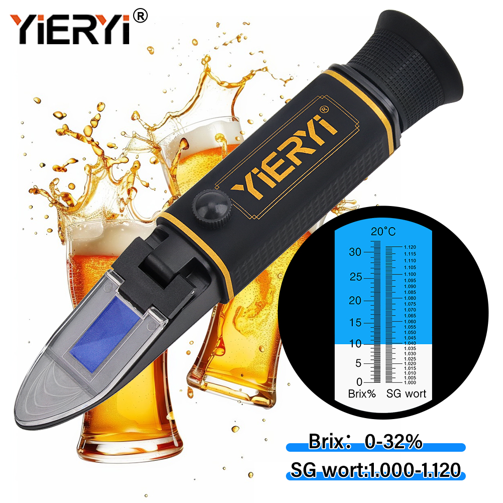 Marine Aquarium Refractometer - YG-32S Dual Scale Beer Refractometer 0-32%