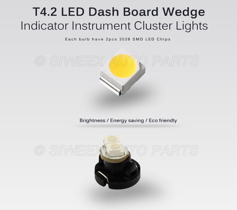 10Pcs/Lot NW6 T4.2 2SMD LED In - Actinic Blue Led 리뷰 및 가격