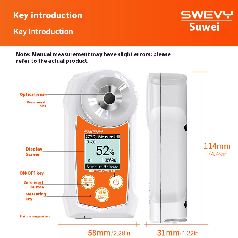 SWEVY SW80S/SW85S Industrial A - Marine Aquarium Refractometer 리뷰 및 가격