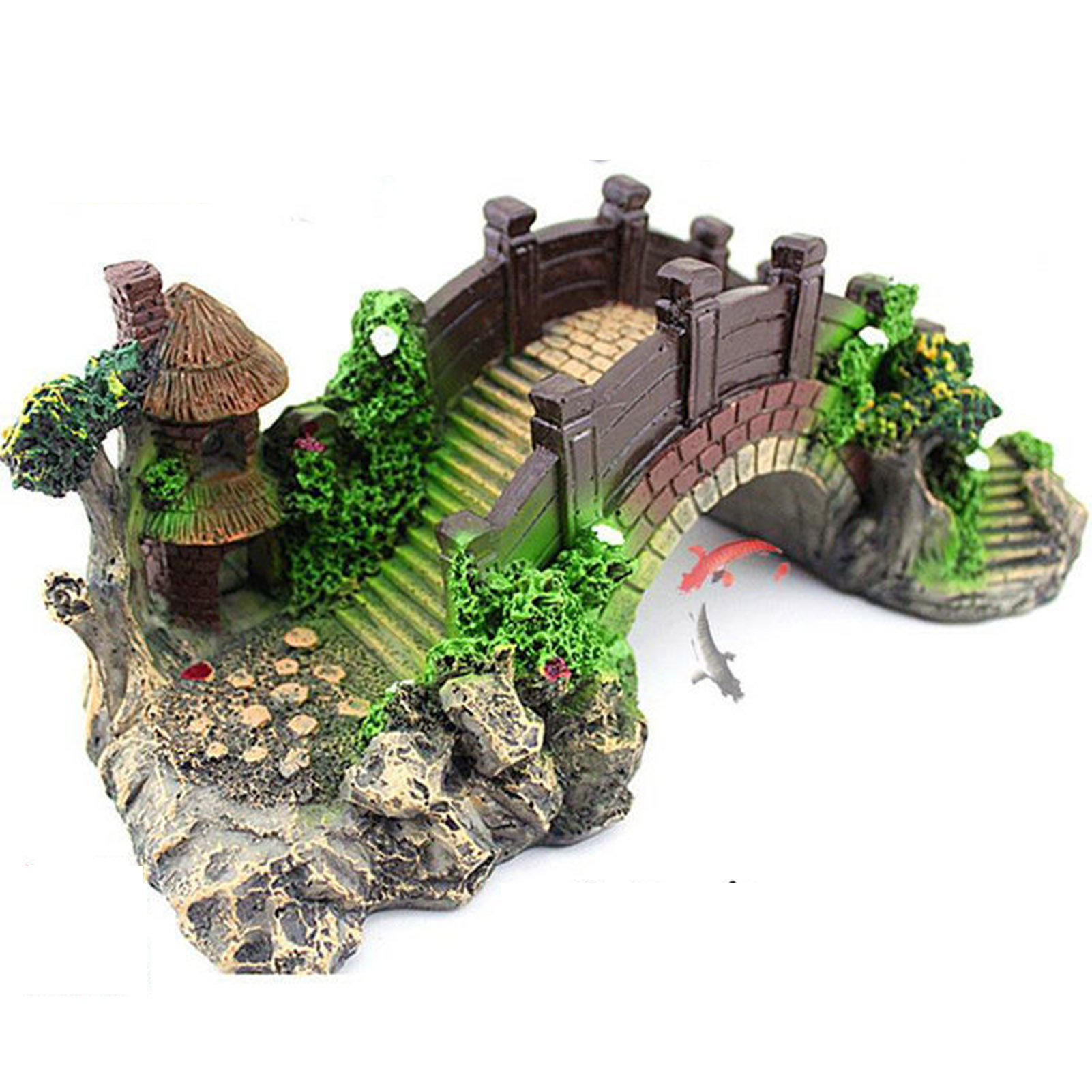 Fish Tank Artificial Bridge Re - Marine Aquarium Gravel 리뷰 및 가격