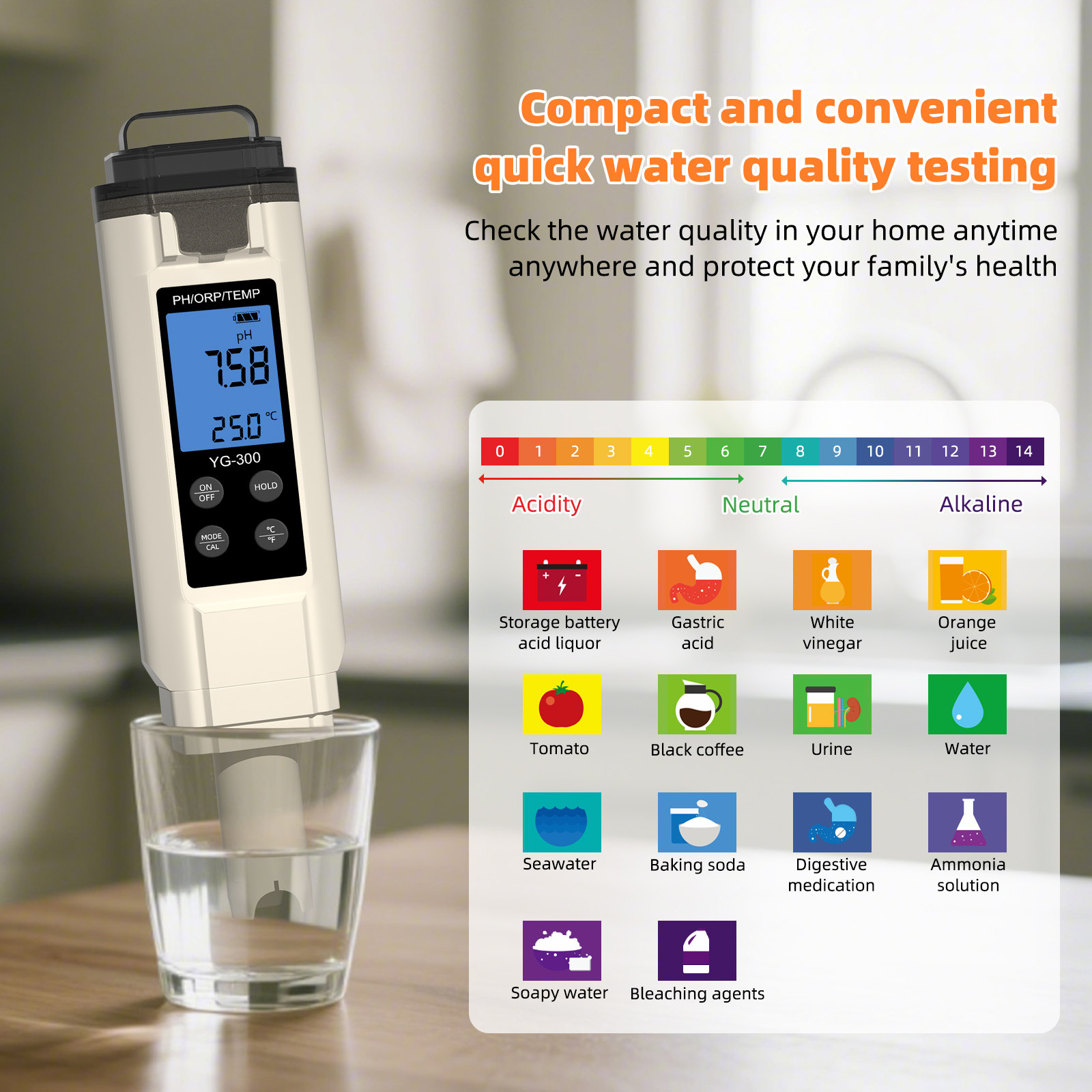 Yieryi Digital 3 in 1 PH/ORP/T - Marine Aquarium Water Analyzer 리뷰 및 가격