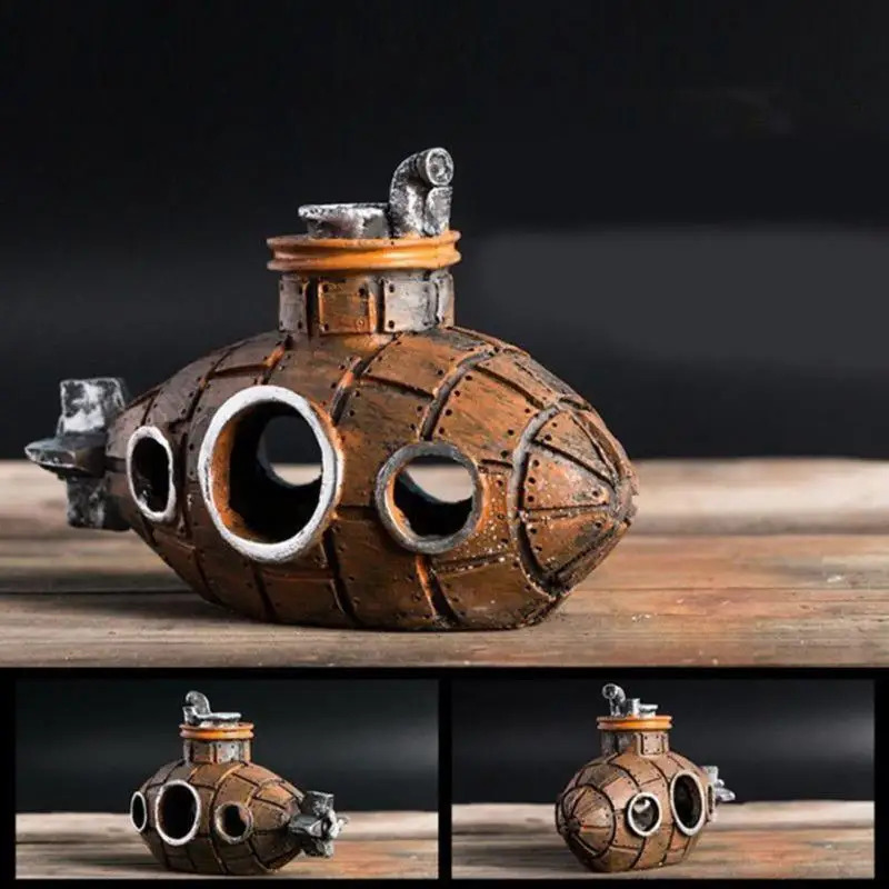 Resin Submarine Aquarium Decor - Marine Aquarium Gravel 리뷰 및 가격