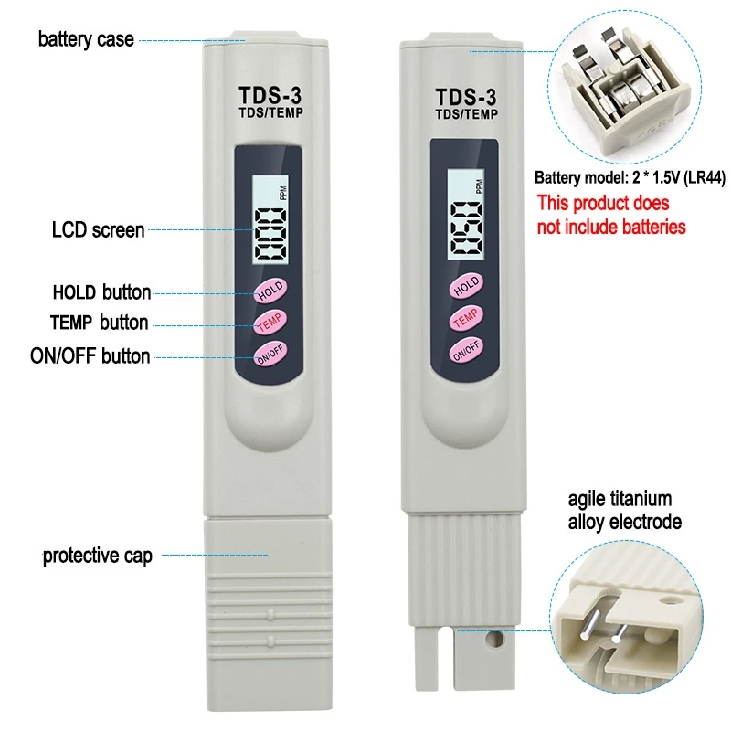 1/3 Pcs Portable LCD Digital T - Marine Aquarium Water Analyzer 리뷰 및 가격