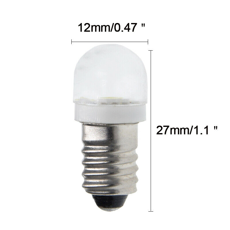 2X E10 led bulb lights Dc 3V 6 - Actinic Blue Led 리뷰 및 가격