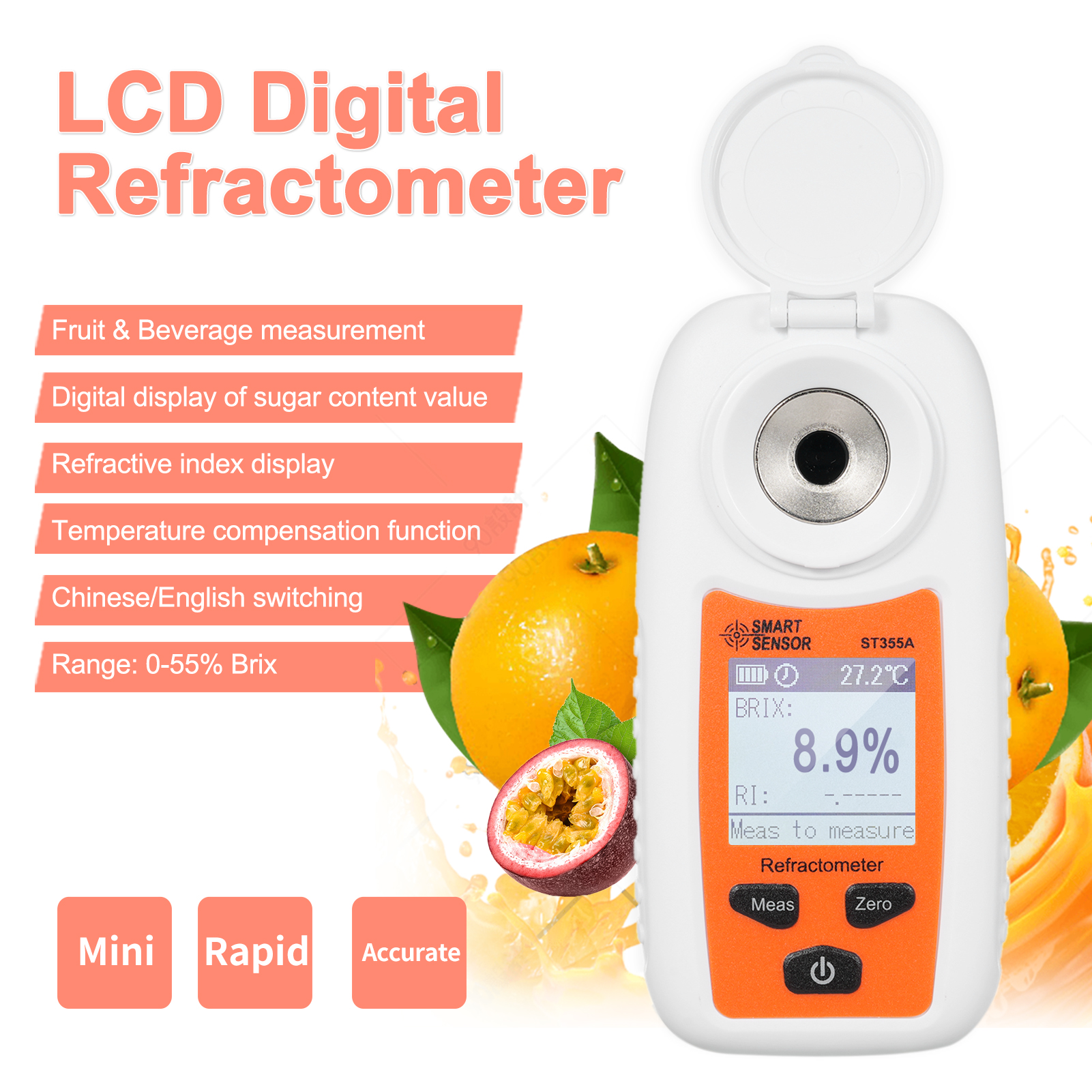 LCD Digital Refractometer Brix - Marine Aquarium Refractometer 리뷰 및 가격