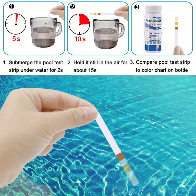 Chlorine PH Test Strips SPA Sw - Marine Aquarium Water Analyzer 리뷰 및 가격