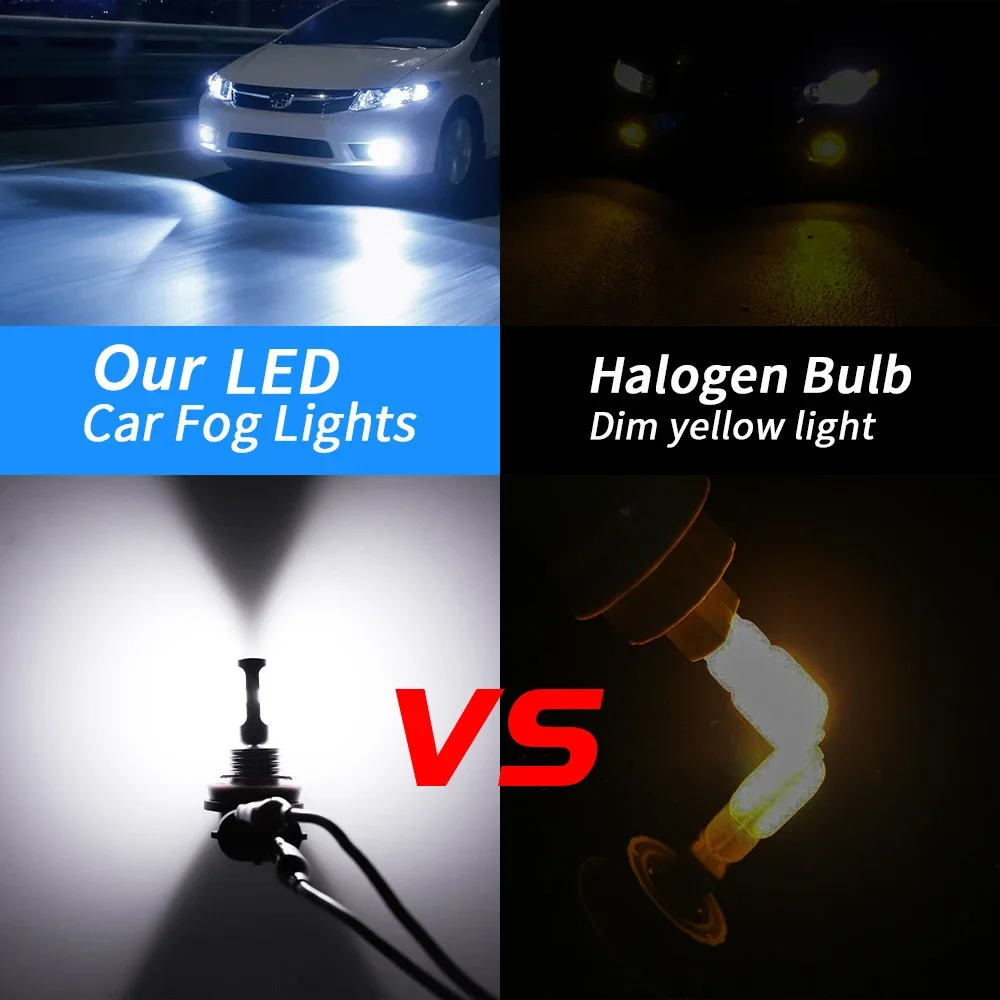 2Pcs H8 H11 LED Bulb 9005 HB3  - Actinic Blue Led 리뷰 및 가격