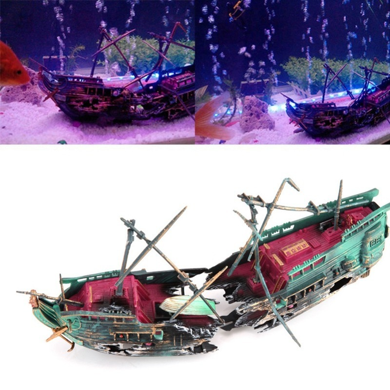 Large Aquarium Decoration Boat - Aquarium Marina 리뷰 및 가격