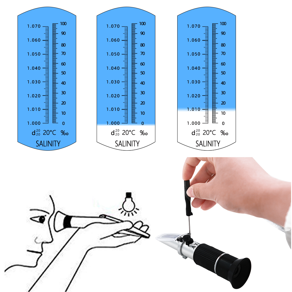 Salinity Refractometer 0-10% 1 - Marine Aquarium Refractometer 리뷰 및 가격