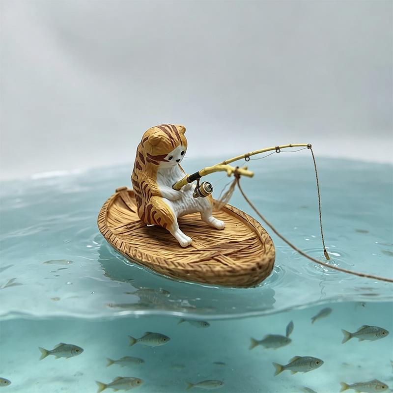 Creative Cat Fishing Boat Aqua - Aquarium Marina 리뷰 및 가격