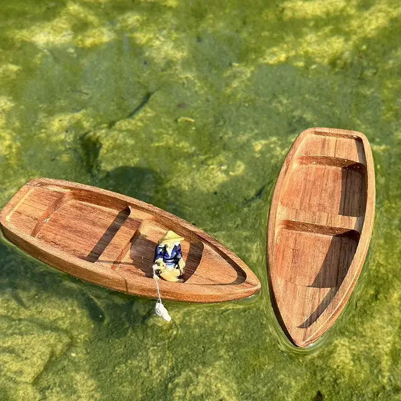 Handmade Wooden Boat Mini Floa - Aquarium Marina 리뷰 및 가격