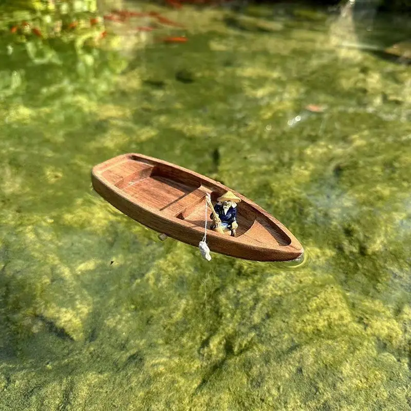 Handmade Wooden Boat Mini Floa - Aquarium Marina 리뷰 및 가격