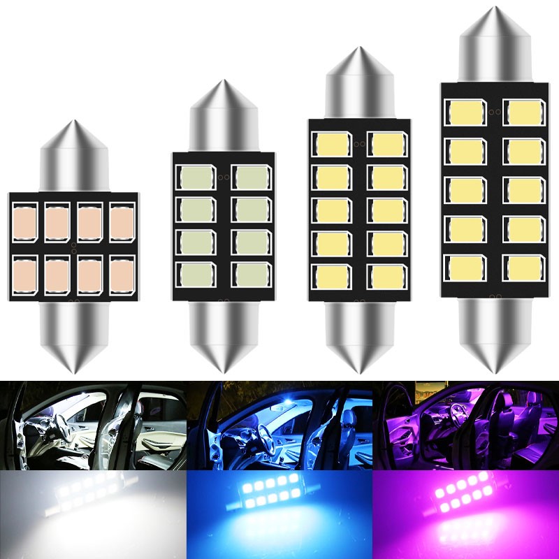 2pcs led C5W light festoon 31m - Actinic Blue Led 리뷰 및 가격