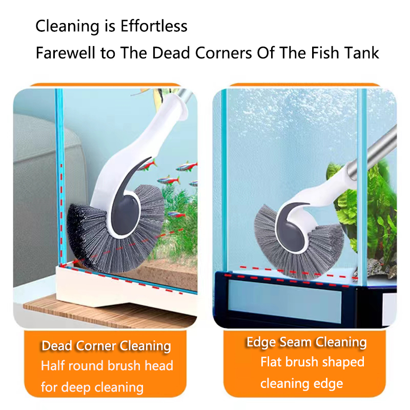 58/93/123cm Long Handle Durabl - Marine Aquarium Glass Cleaner 리뷰 및 가격