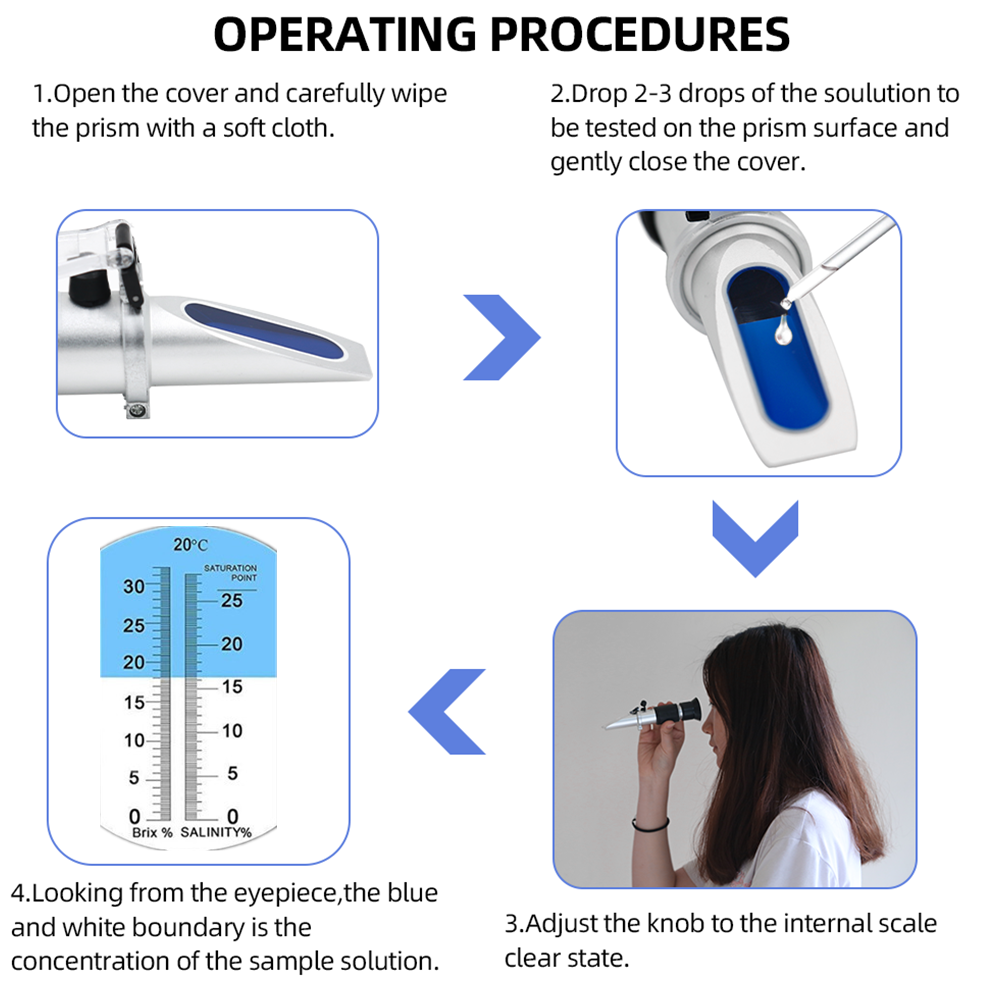 Brix Refractometer 2 in 1 Brix - Marine Aquarium Refractometer 리뷰 및 가격