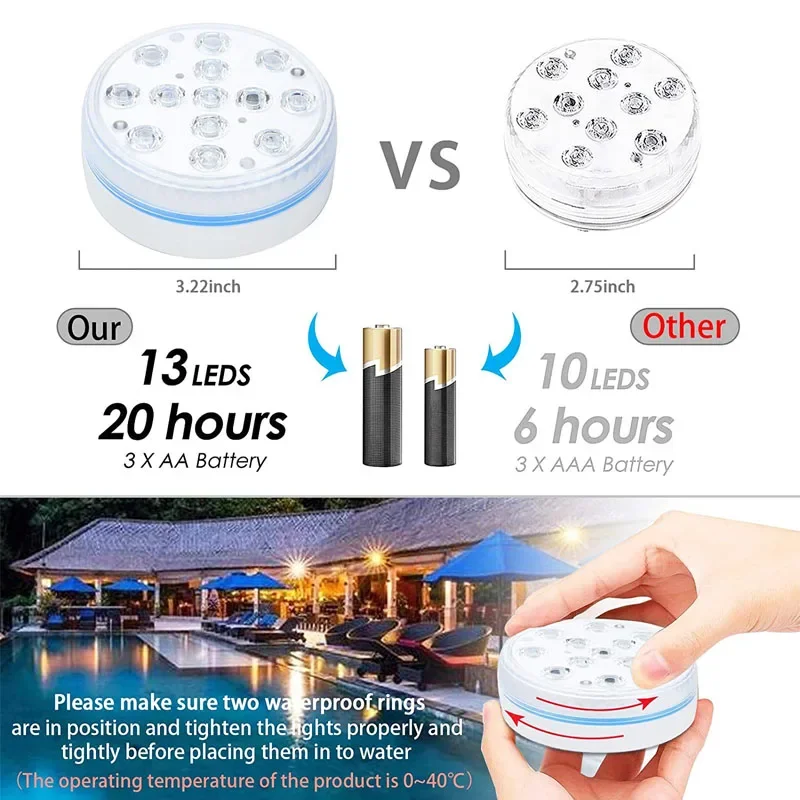 Swimming Pool Light 13LED Remo - Aquarium Marina 리뷰 및 가격