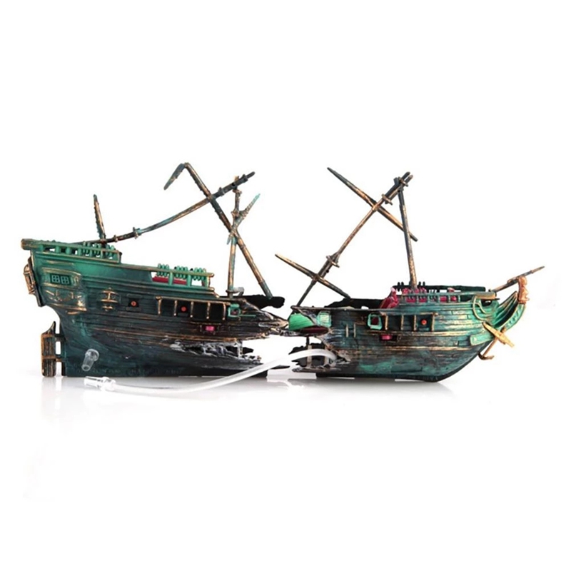Large Aquarium Shipwreck Decor - Aquarium Marina 리뷰 및 가격