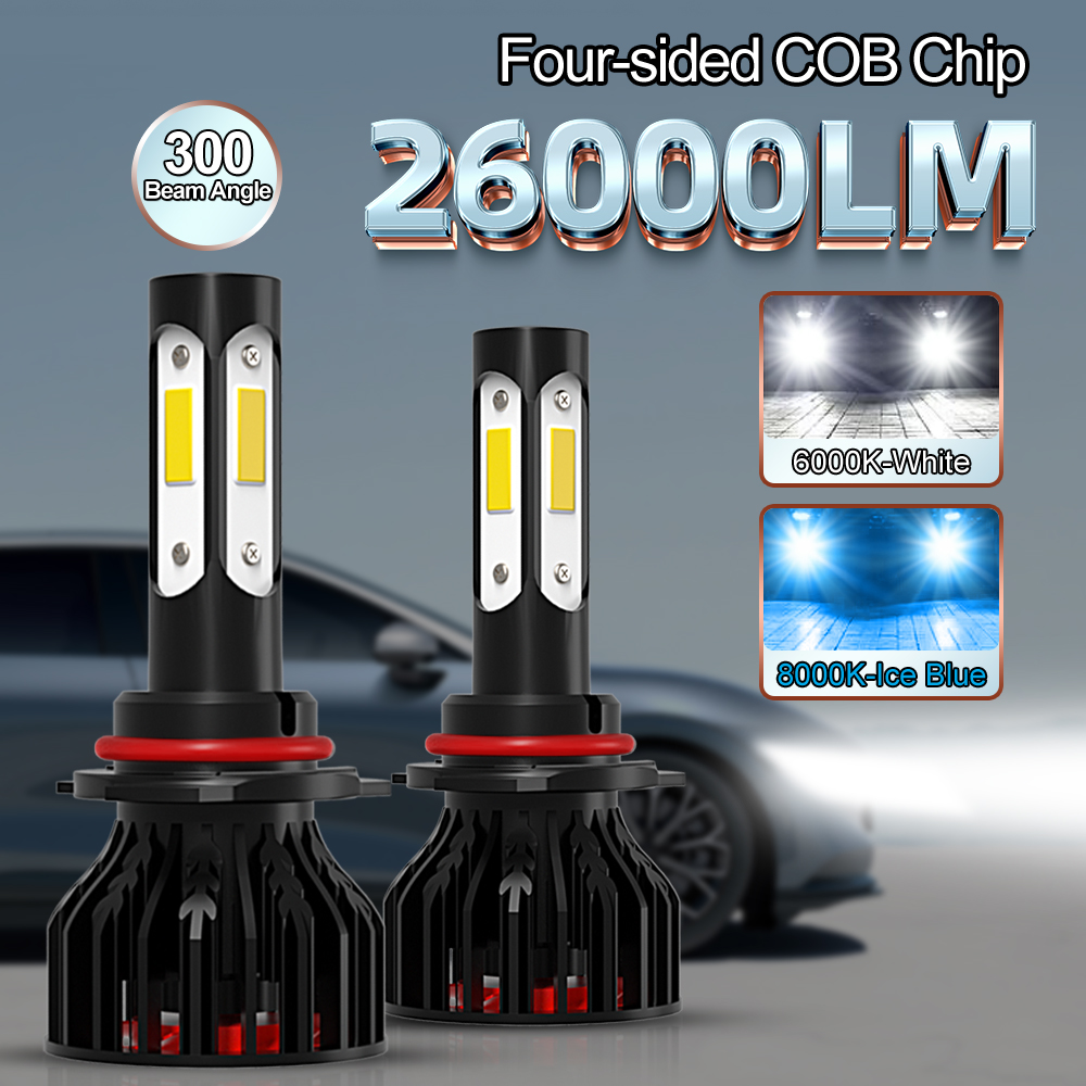 2pcs New 4 Sides 9005/HB3 9006 - Actinic Blue Led 리뷰 및 가격