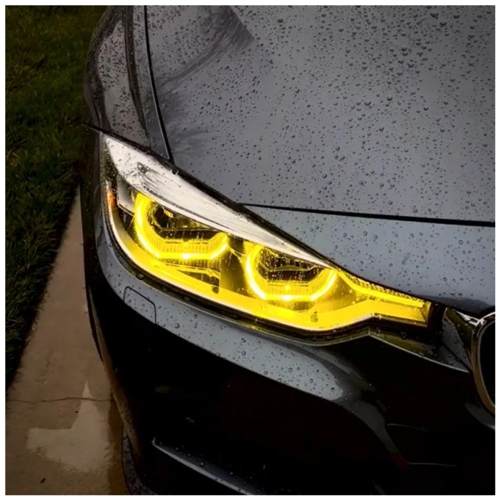 Yellow DRL Angel Eye LED Board - Actinic Blue Led 리뷰 및 가격