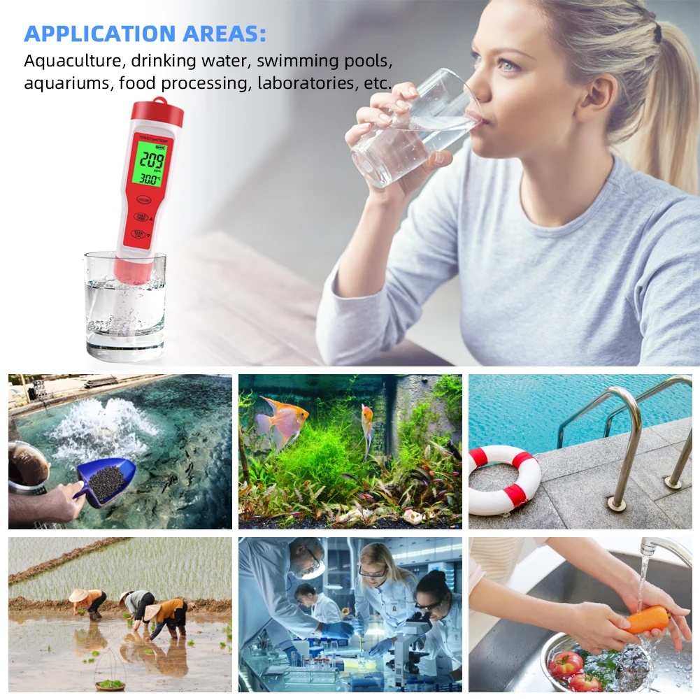 4 IN 1 TDS PH Meter PH/TDS/EC/ - Marine Aquarium Water Analyzer 리뷰 및 가격
