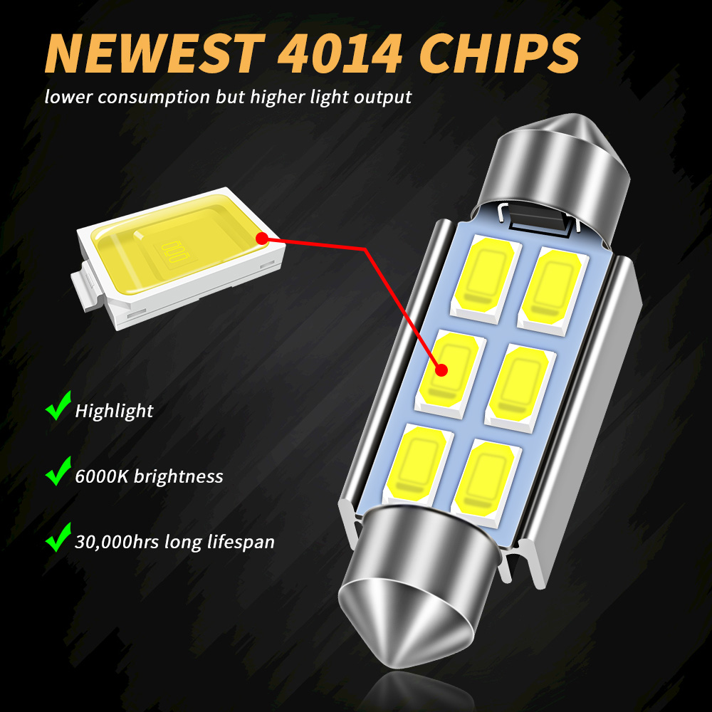 4Pcs C5w Led bulb CANBUS Festo - Actinic Blue Led 리뷰 및 가격
