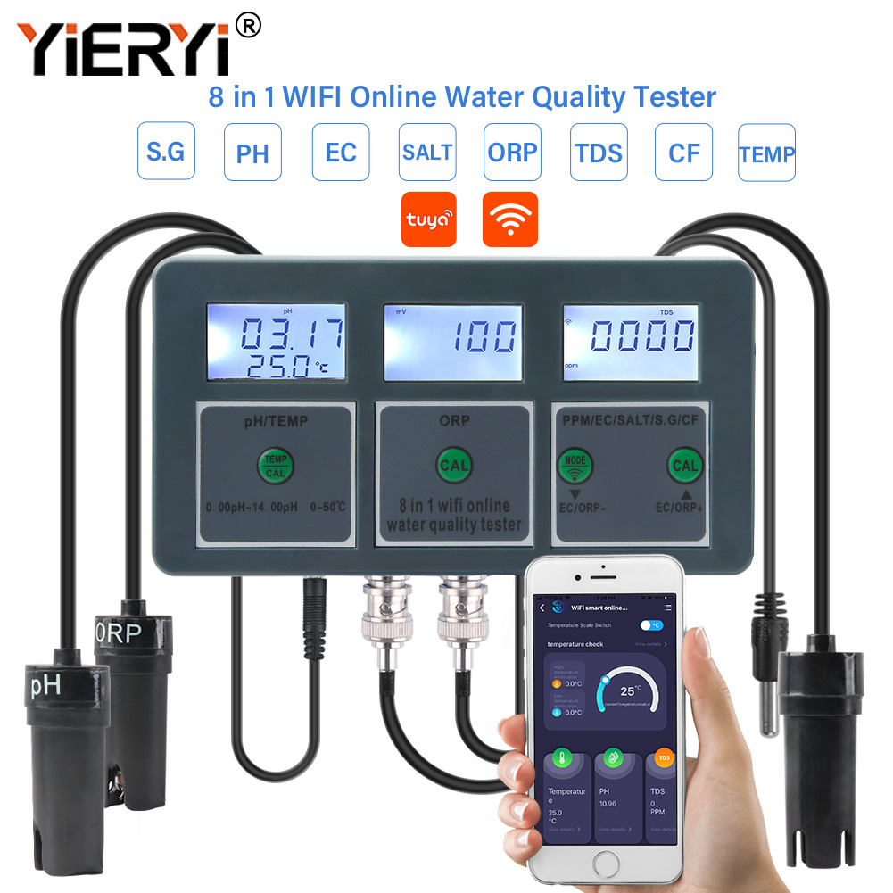 Yieryi WiFi Tuya Smart PH ORP  - Marine Aquarium Water Analyzer 리뷰 및 가격