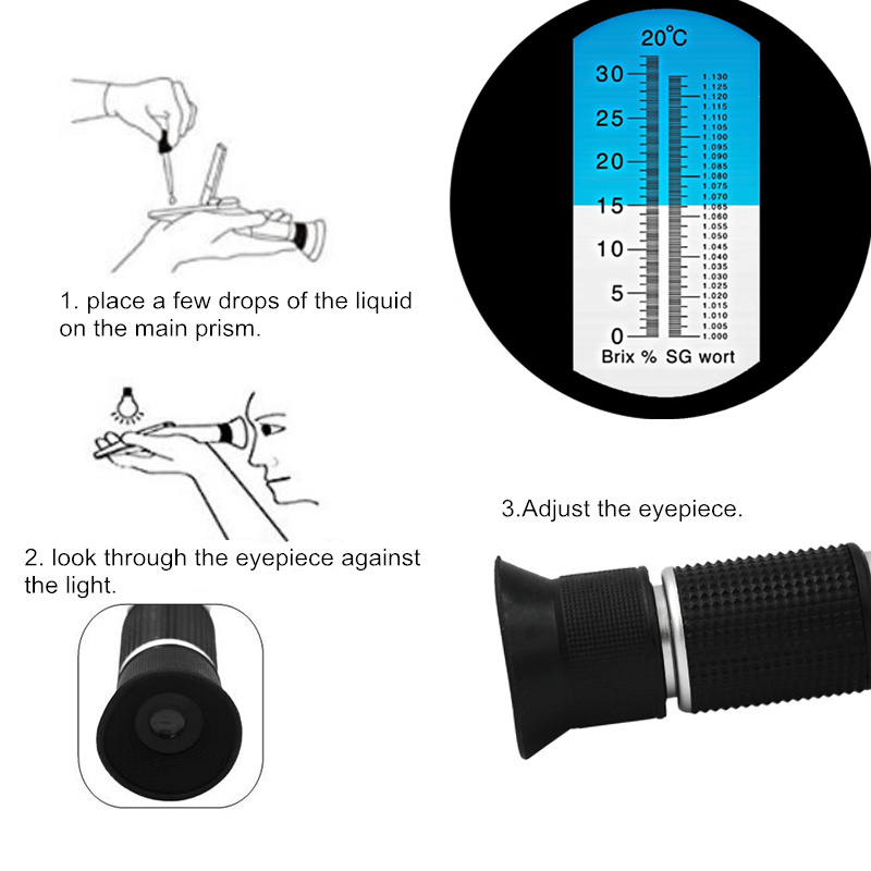 Handheld Beer Brix Refractomet - Marine Aquarium Refractometer 리뷰 및 가격