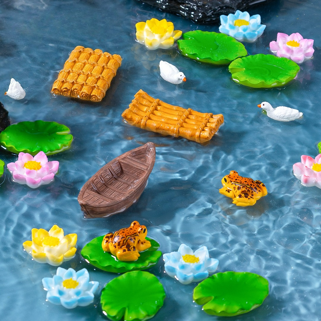 Simulation Floating Mini Boat  - Aquarium Marina 리뷰 및 가격